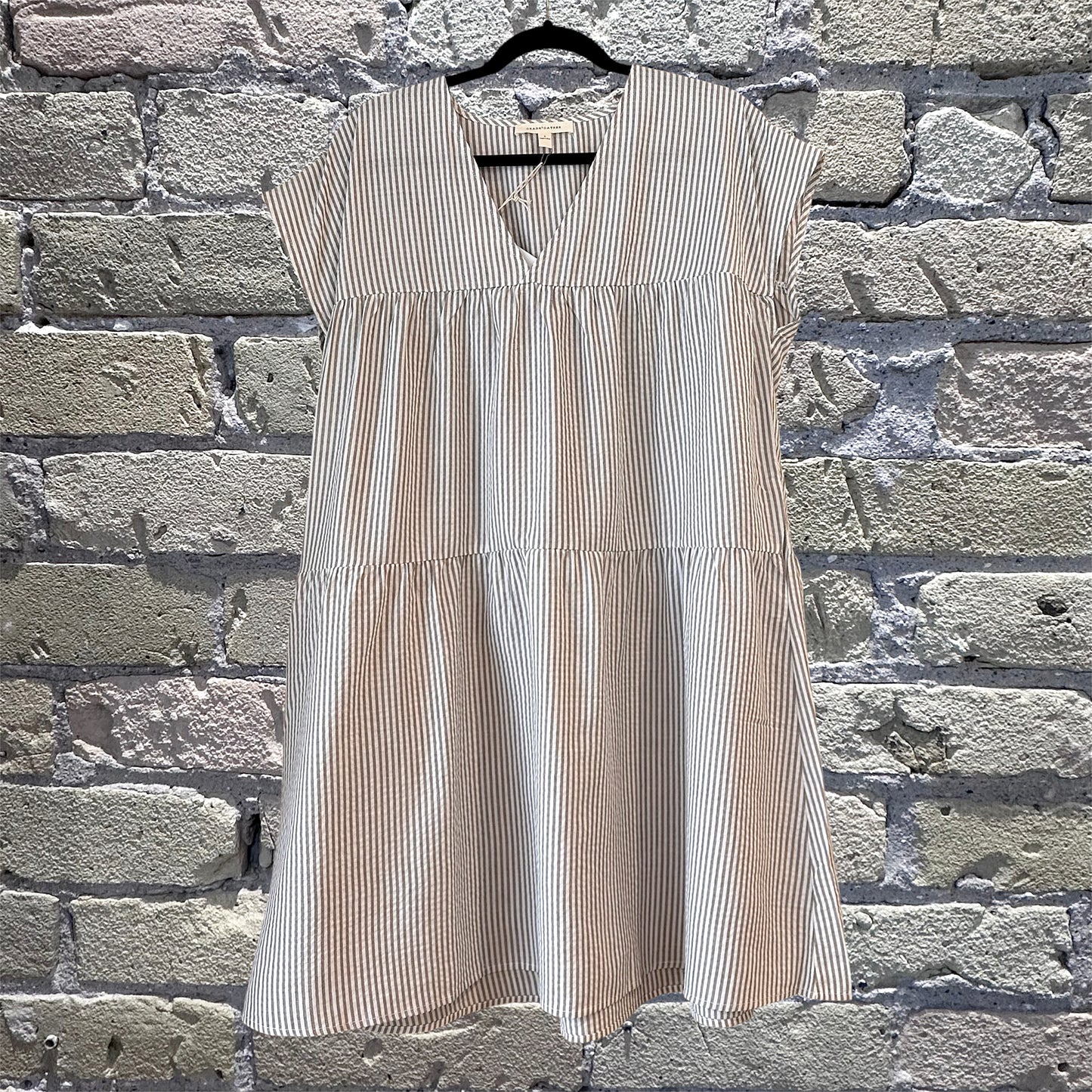 Grade & Gather Loose Boxy Striped Dress