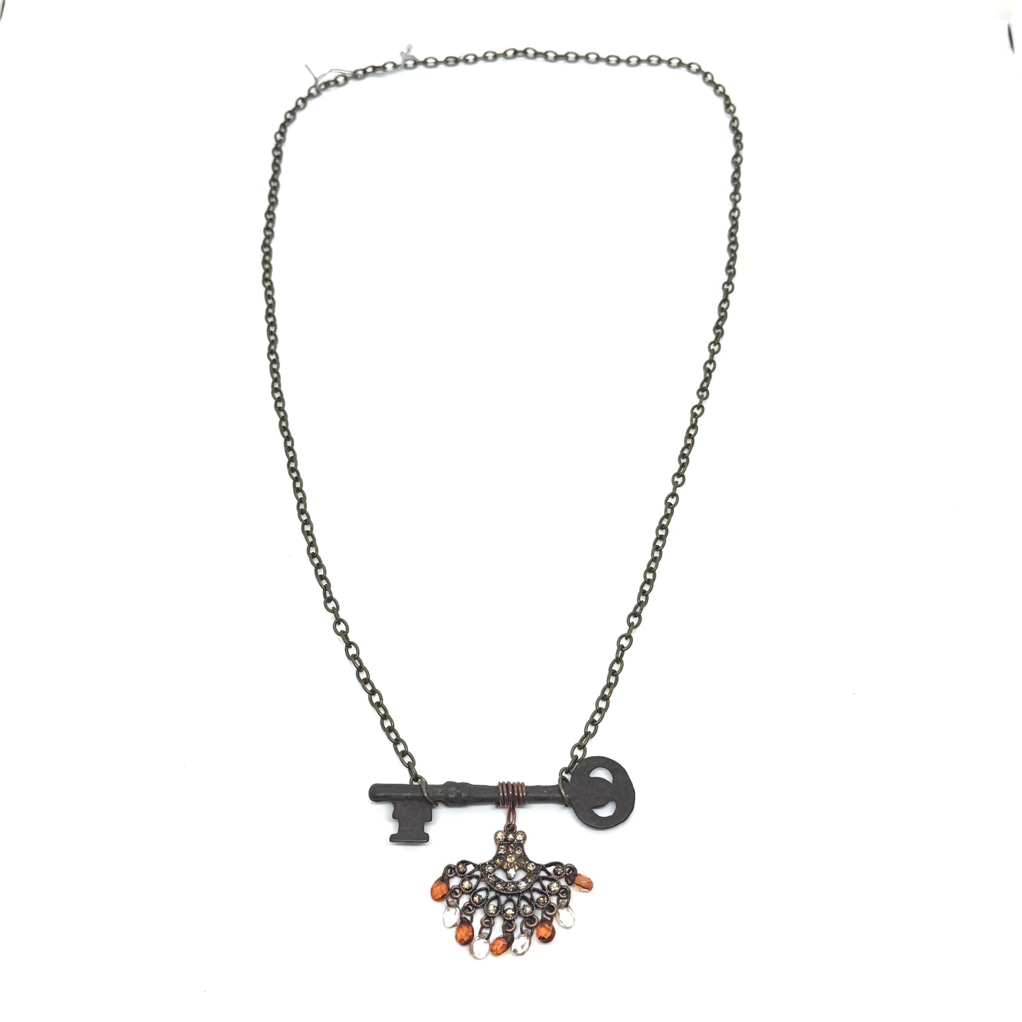 Linda Richman Skeleton Key Necklace