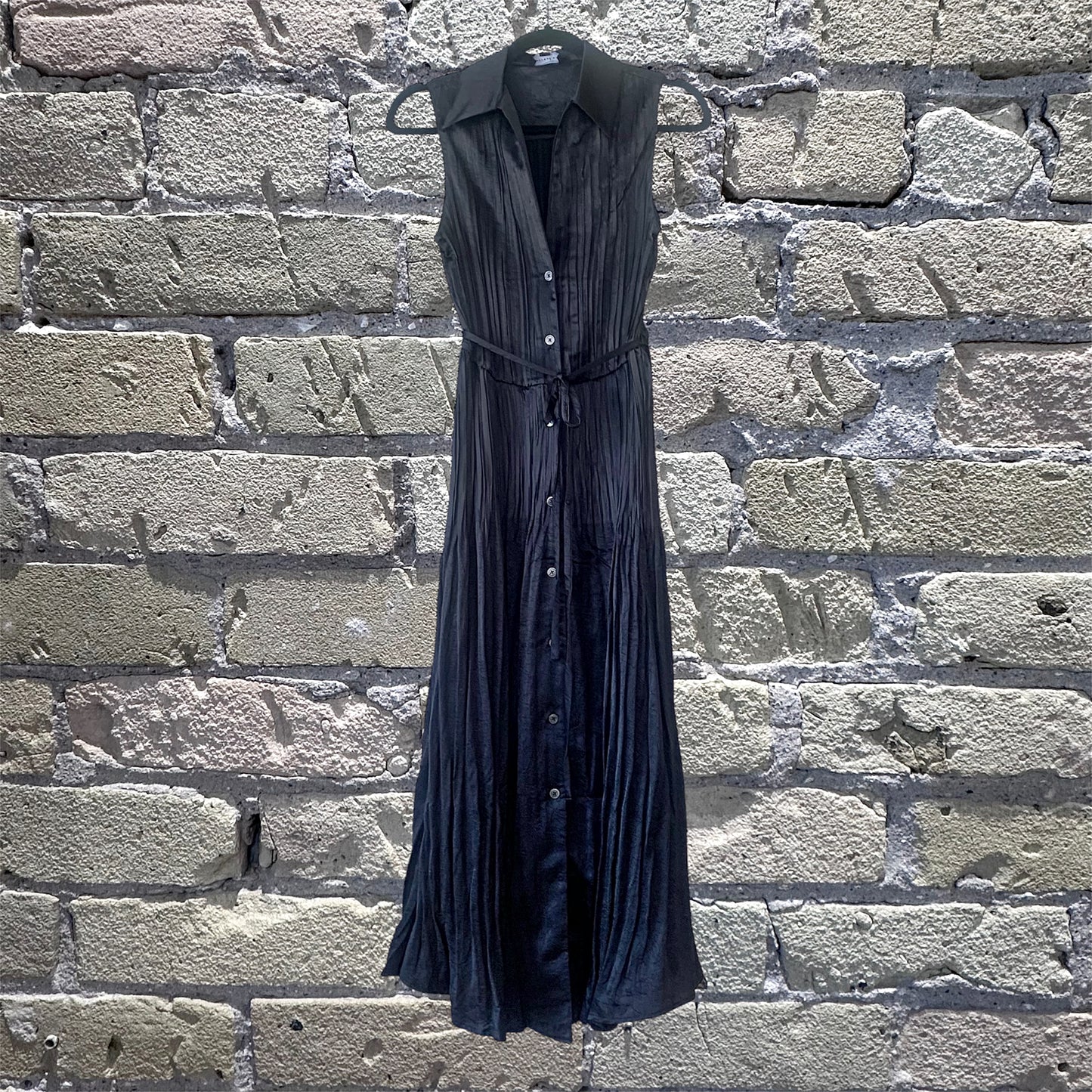 Current Air Black Button Down Dress