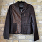Gearhead  "Words Hold Power" Leather Blazer