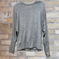 Mono B Dolman Sleeve Top Grey