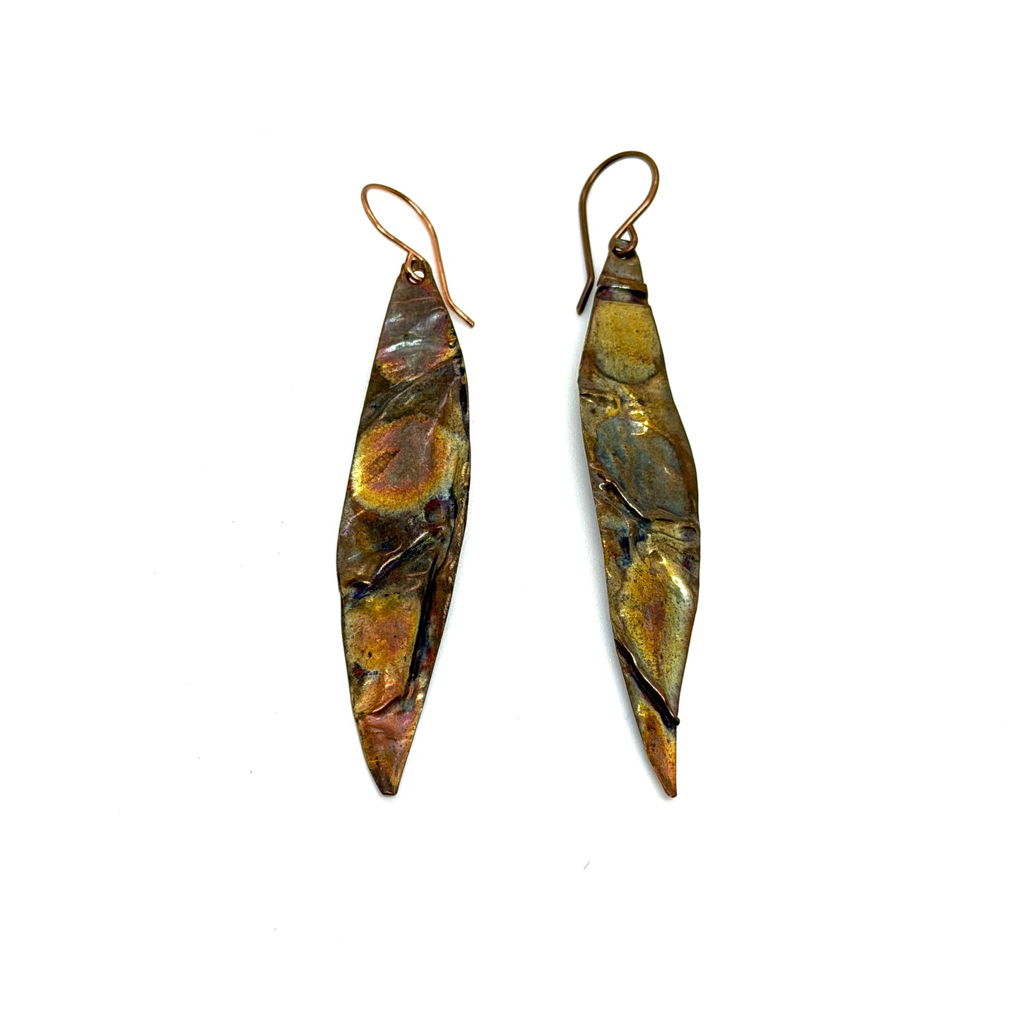 Linda Richman Copper Oblong Earring