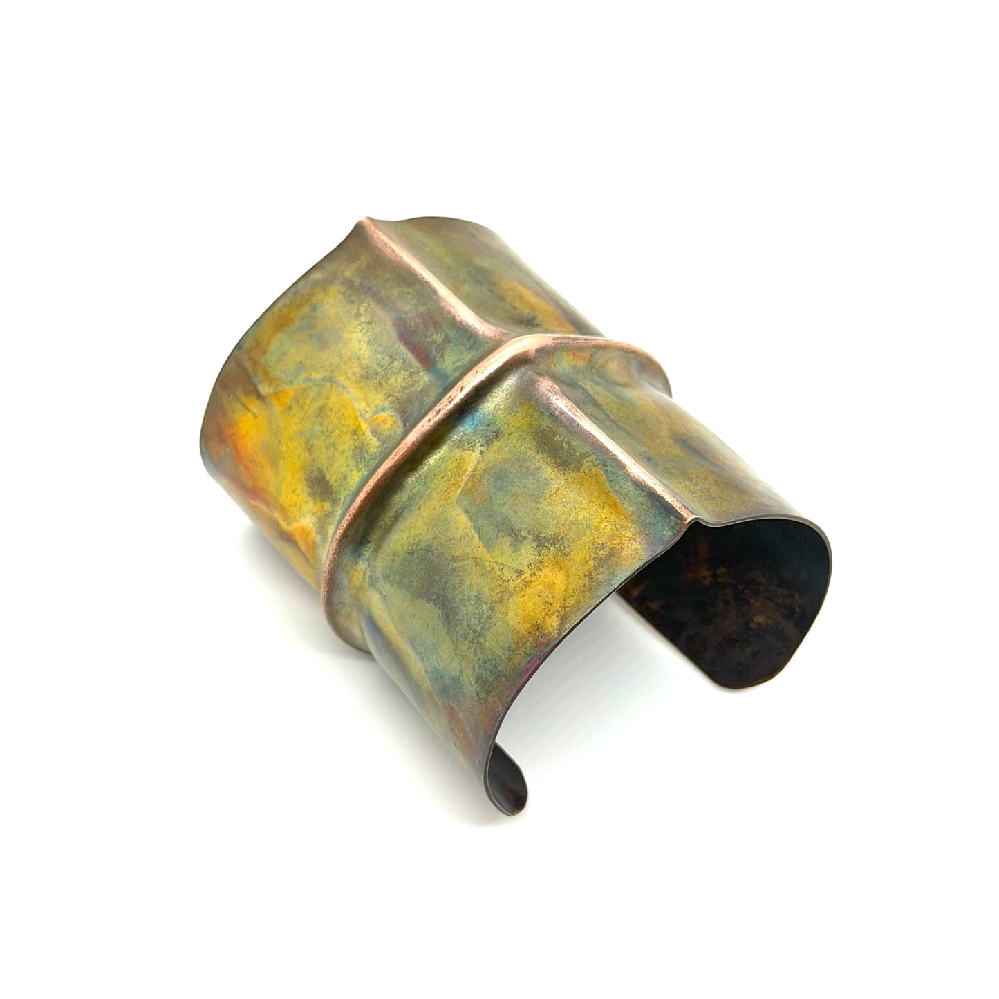 Linda Richman Large Copper Cross Cuff