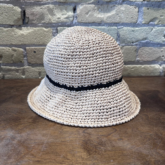 dot.s Raffia Bucket Hat Adjustable