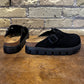 Birkenstock Boston Chunky Suede Black/Black