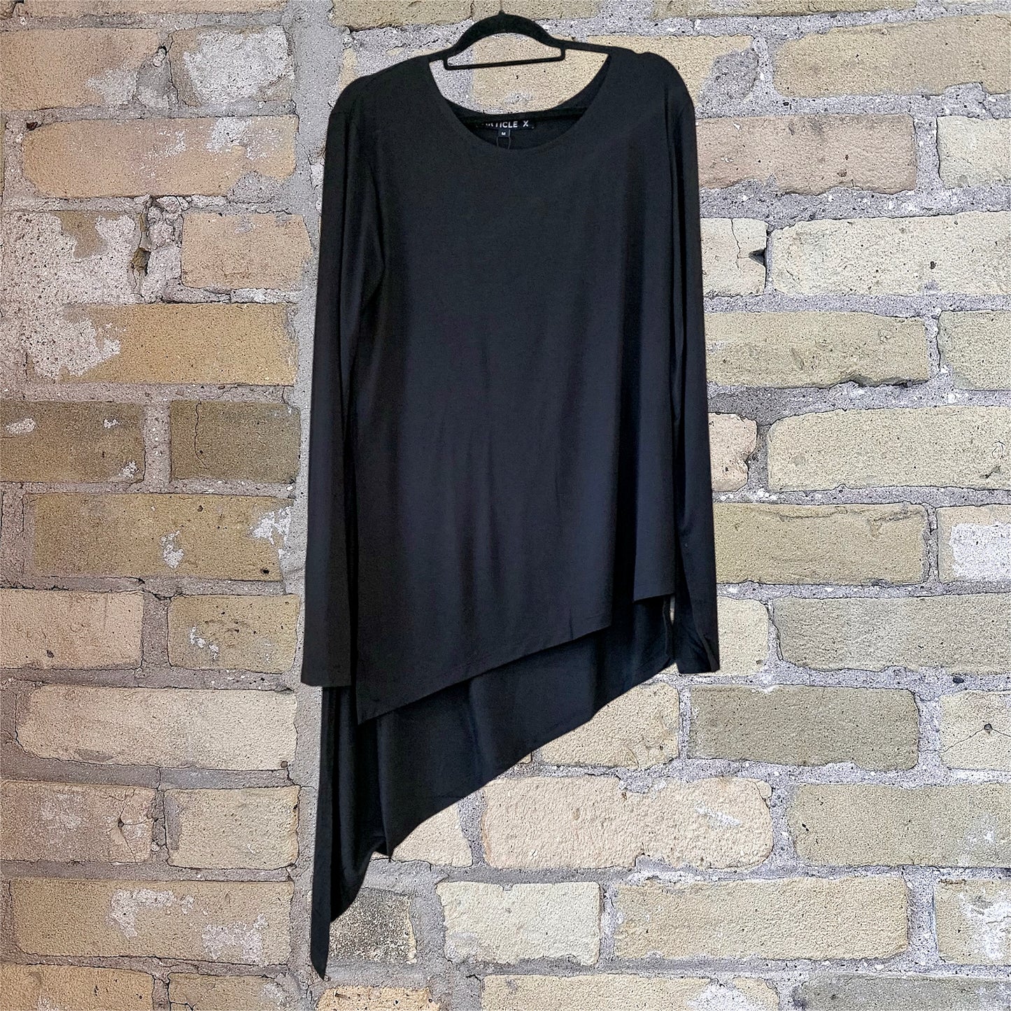 Article X Asymmetric Long Sleeve T-shirt