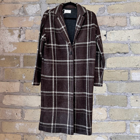 Z Supply Mason Sweater Plaid Coat