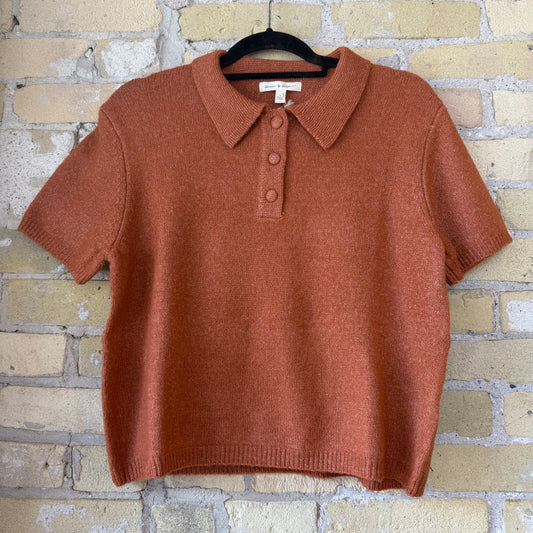 Grade & Gather Polo Sweater Top