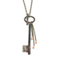 Linda Richman Giant Skeleton Key Necklace