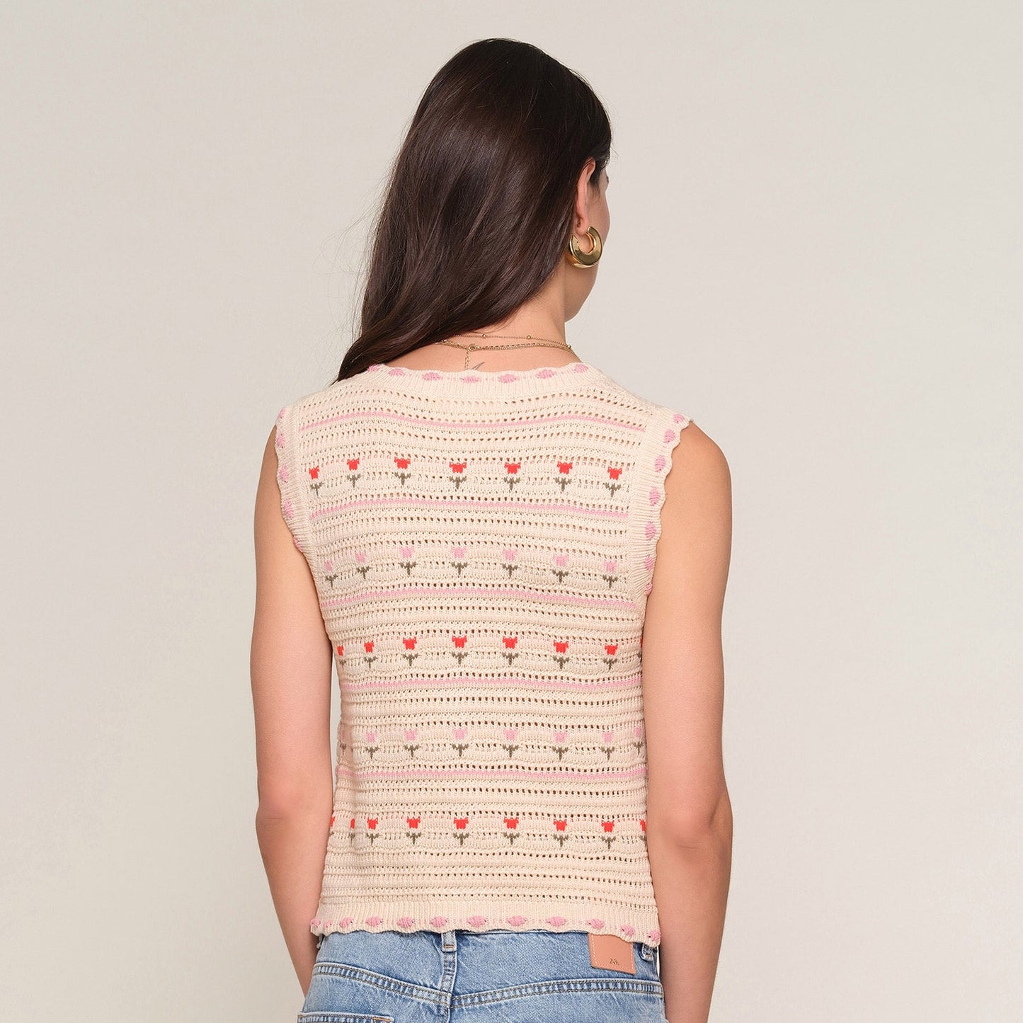 Heartloom Lucrezia Vest Ecru - shoostore