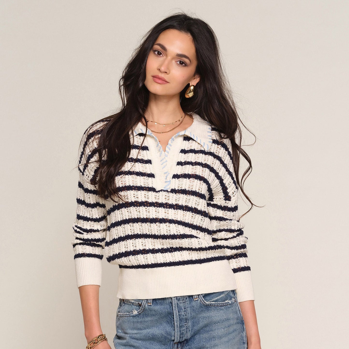 Heartloom Isme Sweater Eggshell