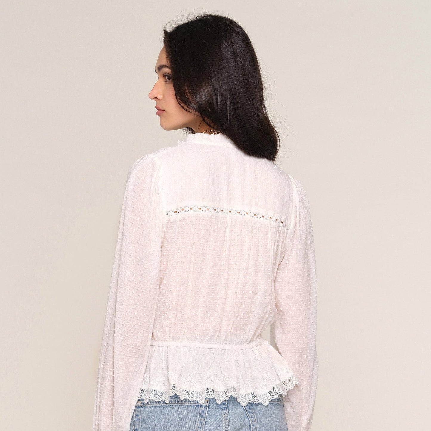 Heartloom Saya Top Eggshell - shoostore