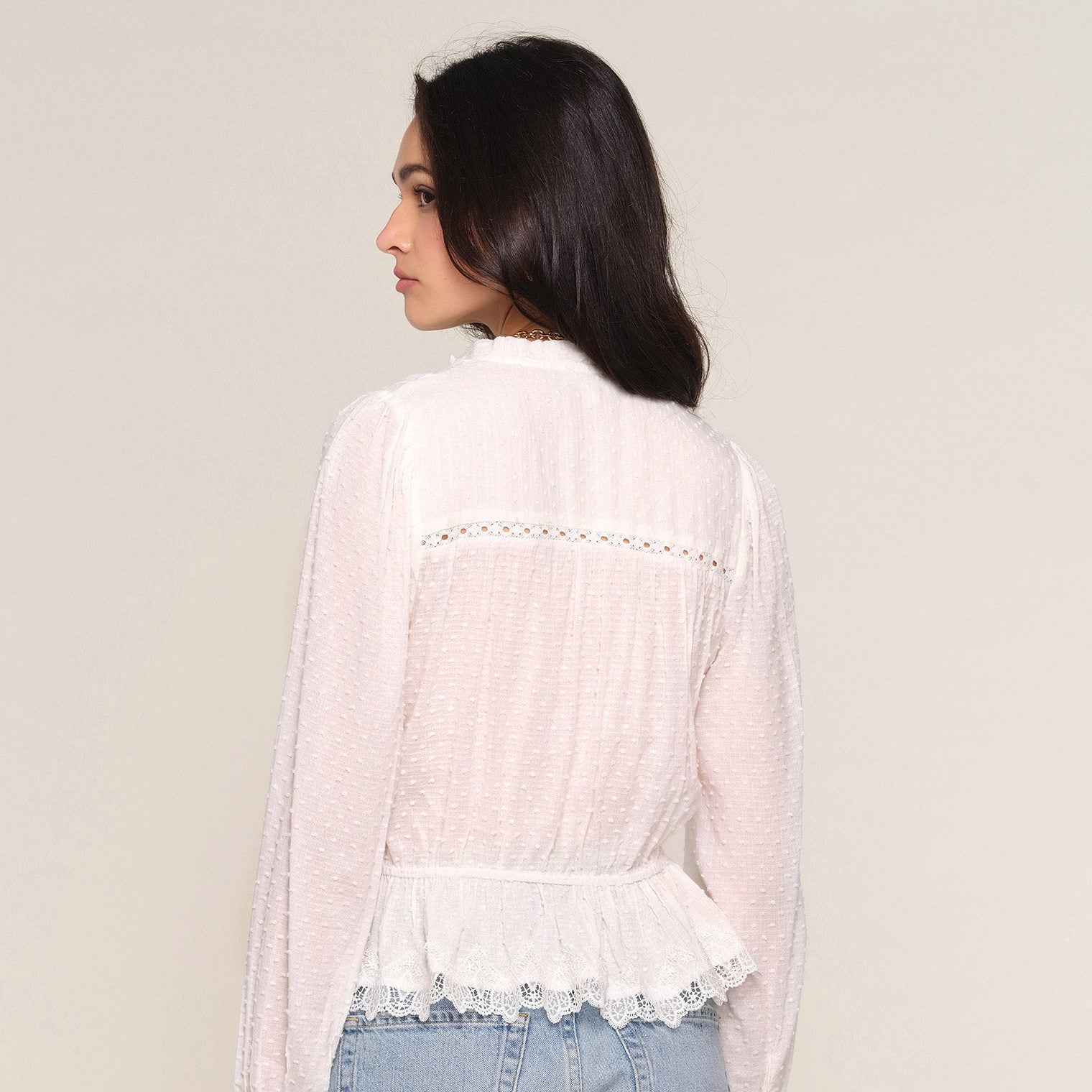 Heartloom Saya Top Eggshell - shoostore
