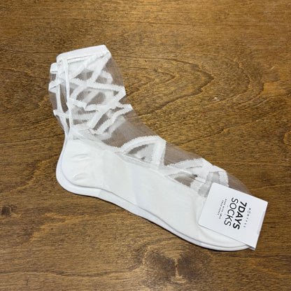 Crew Sheer Ballerina See-Through Socks - shoostore