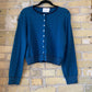 The Montana Cardigan Teal/Navy