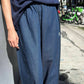 Le Bon Parachute Pants Blue Denim - shoostore