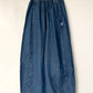 Le Bon Parachute Pants Blue Denim - shoostore