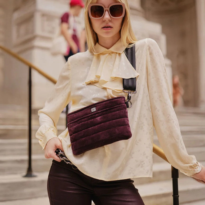 BUM BAG 2.0 Aubergine Suede