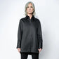 Article X Wrap Button Down Shirt Black