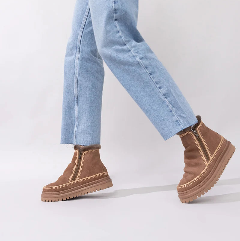 Laidback London Setsu 4.0 Crochet Camel Beige - shoostore