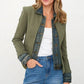 Six Fifty Clarissa Blazer Oilve - shoostore