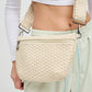 Ethereal - Woven Neoprene Crossbody Cream