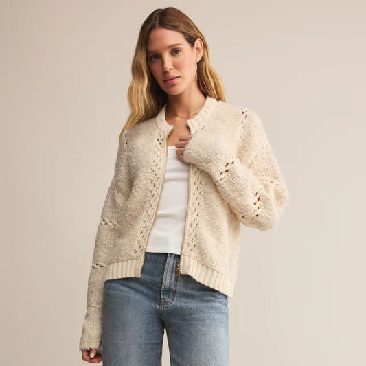 Z Supply Sundance Sweater Jacket Crystal