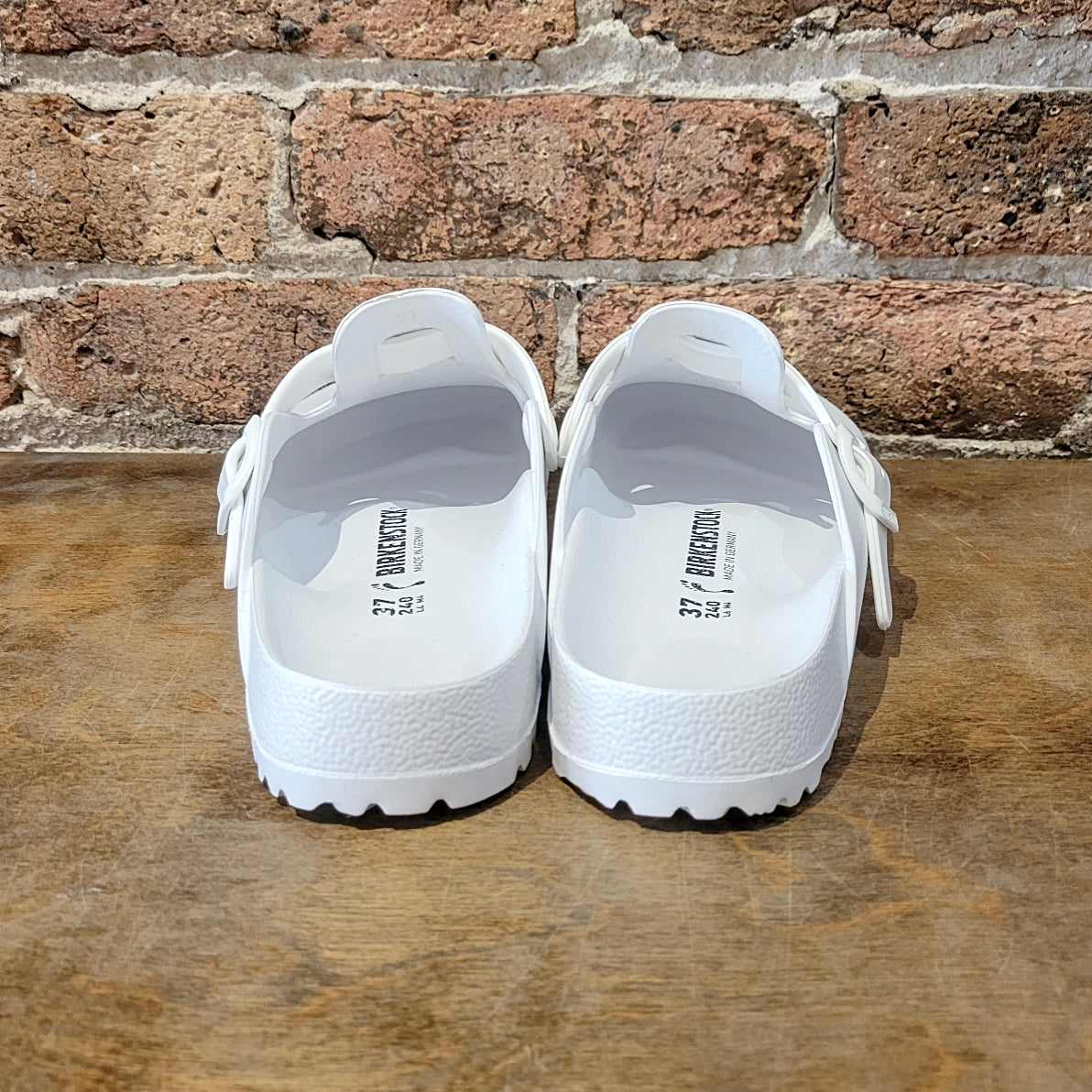 White eva cheap birkenstock 37