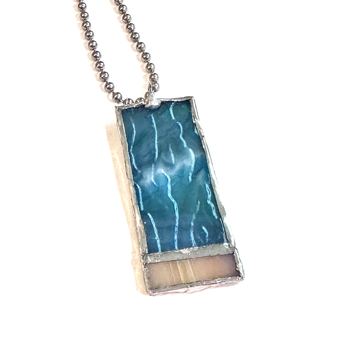 KB Stained Glass Pendant