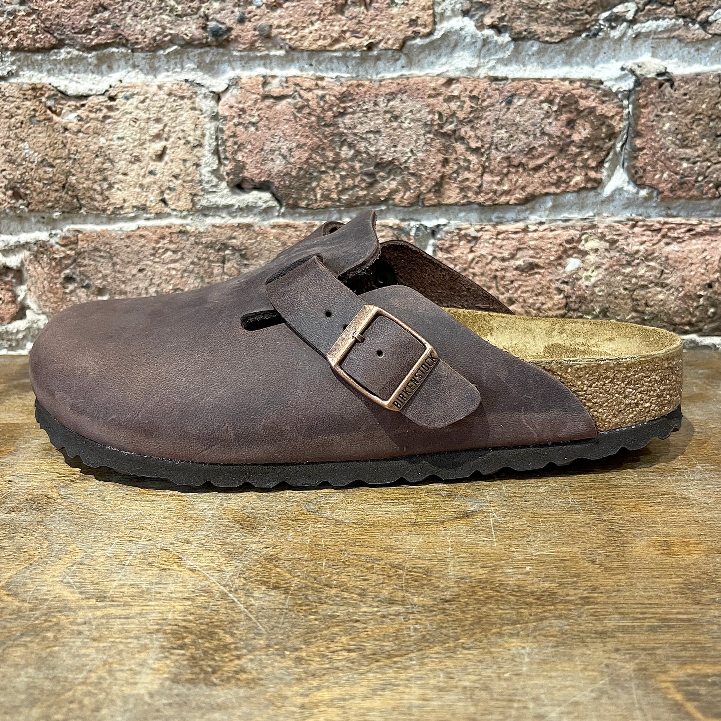 Birkenstock Boston Soft Footbed Habana Oiled Leather Unisex