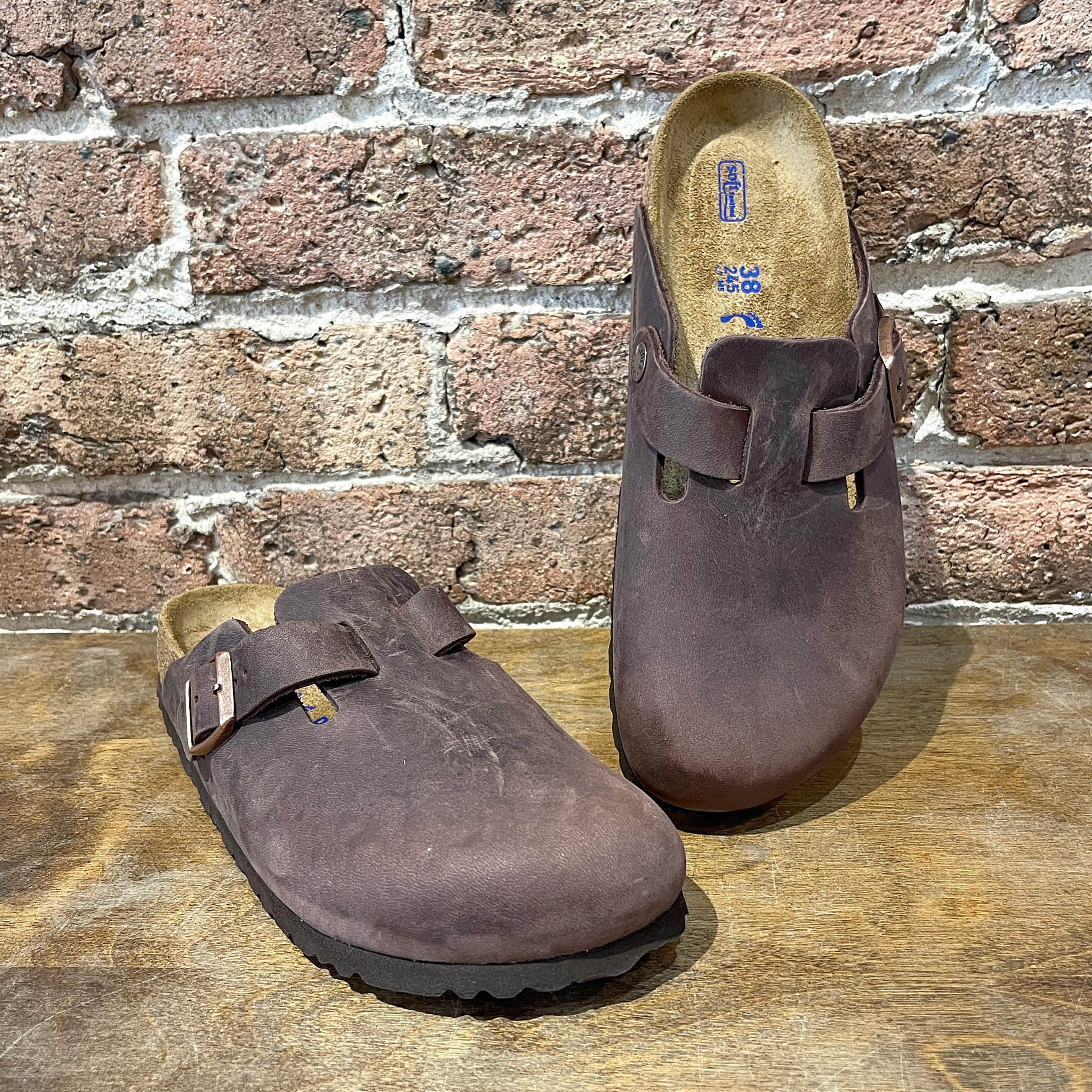 Birkenstock boston clog discount habana oiled leather