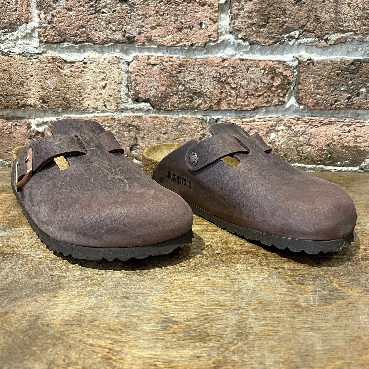 Birkenstock Boston Soft Footbed Habana Oiled Leather
