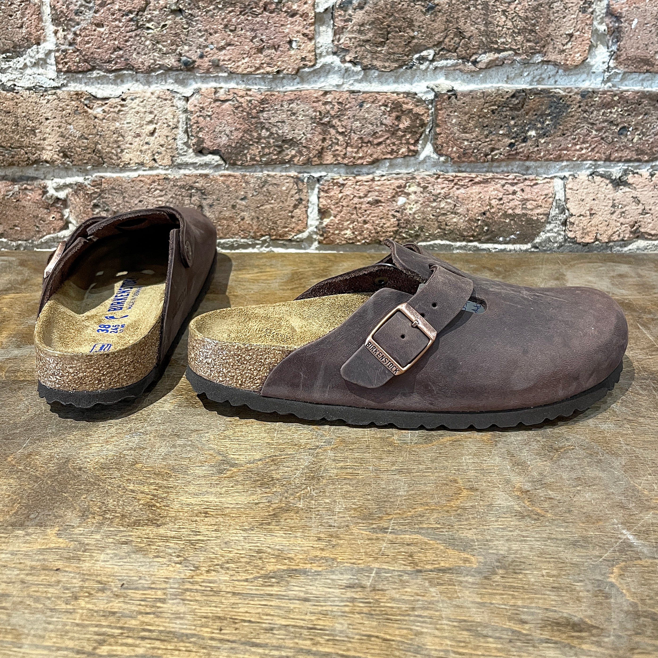 Birkenstock Boston Soft Footbed Habana Oiled Leather shoostore