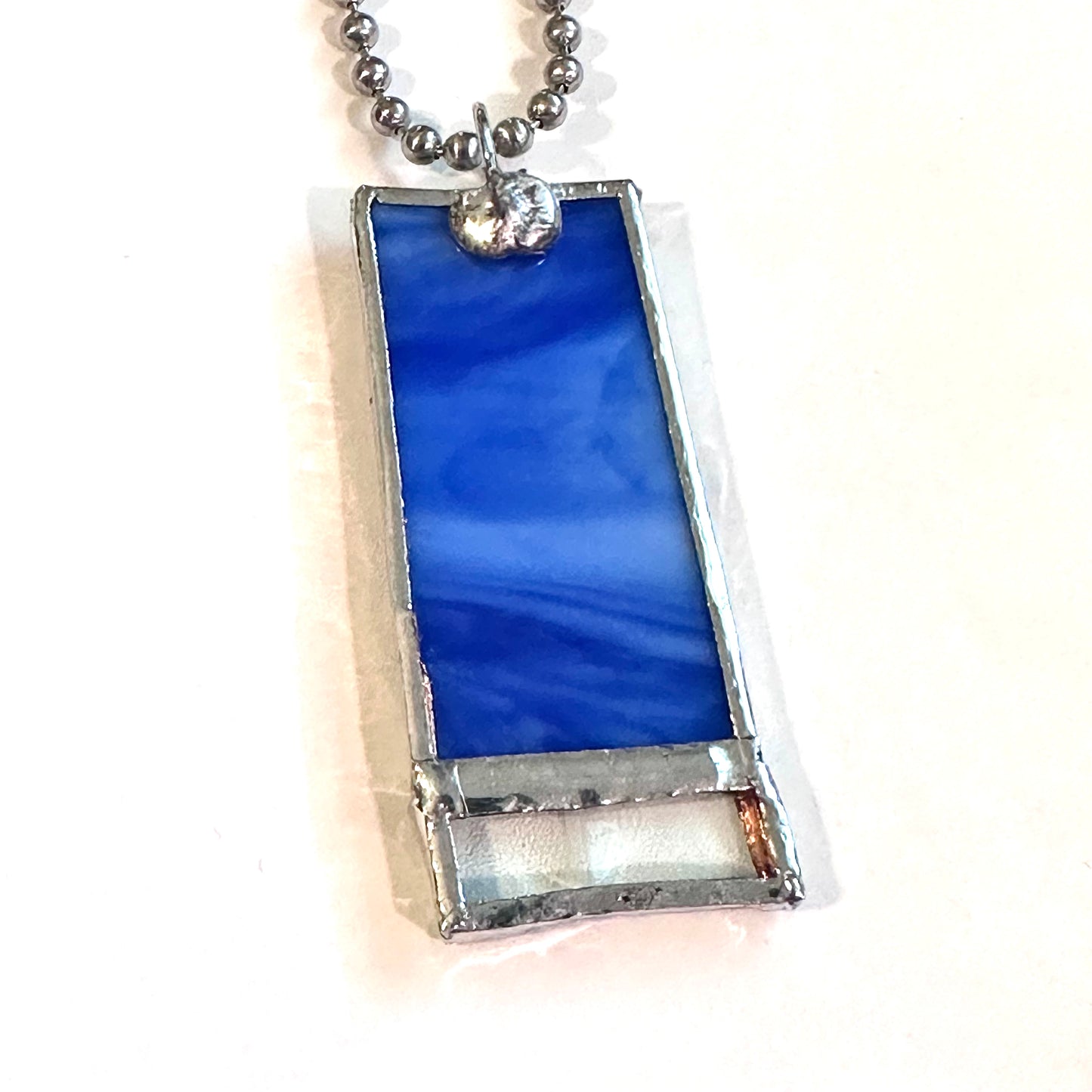 KB Stained Glass Pendant
