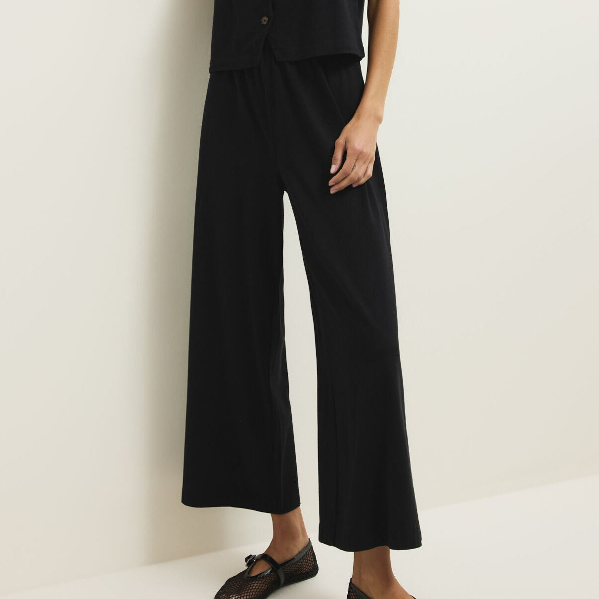 Z Supply Scout Jersey Crop Flair Pant - shoostore