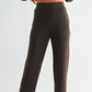 Soft Drape Cropped Pant  Espresso