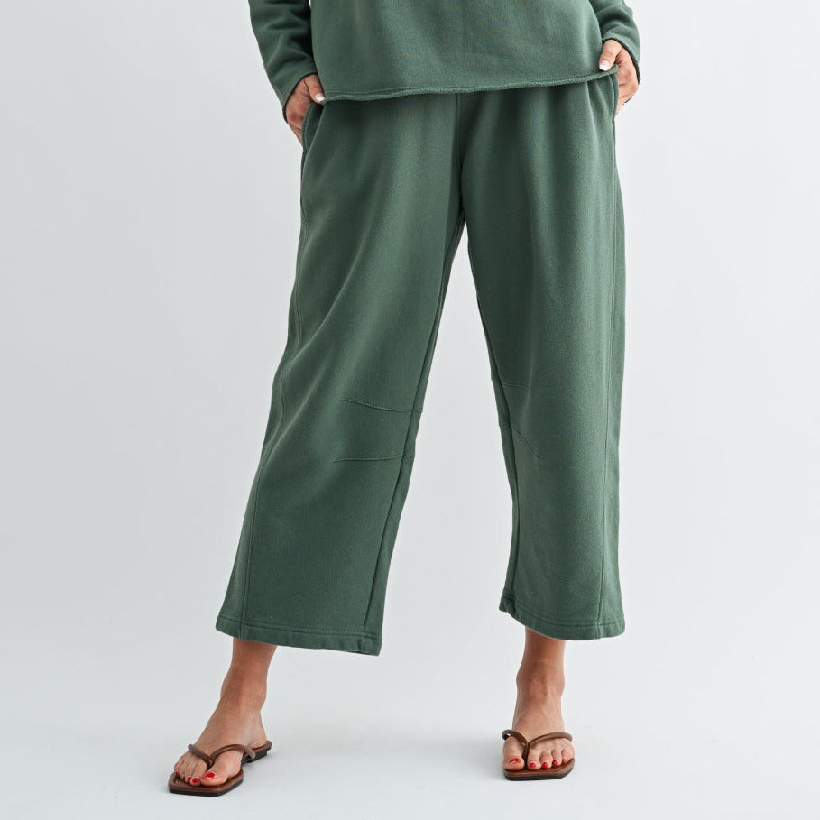 Mono B Malibu Air Cotton Barrel Pants - shoostore