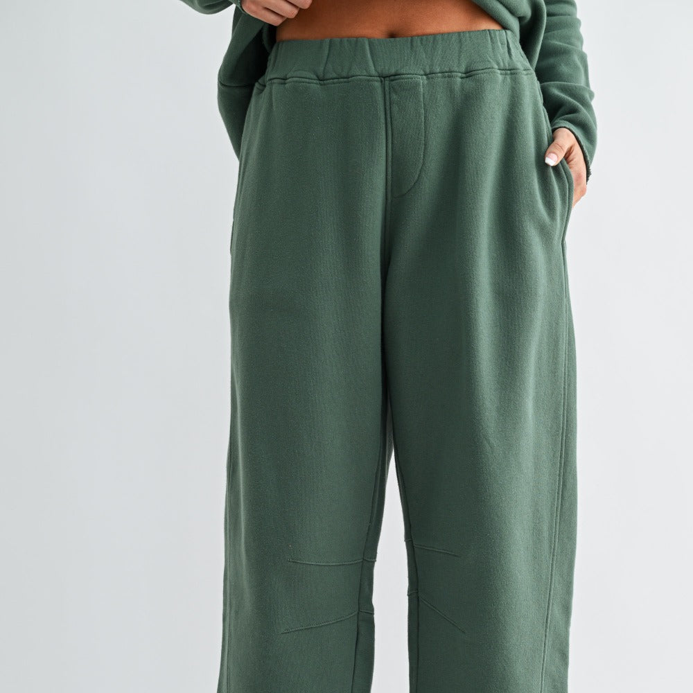 Mono B Malibu Air Cotton Barrel Pants - shoostore