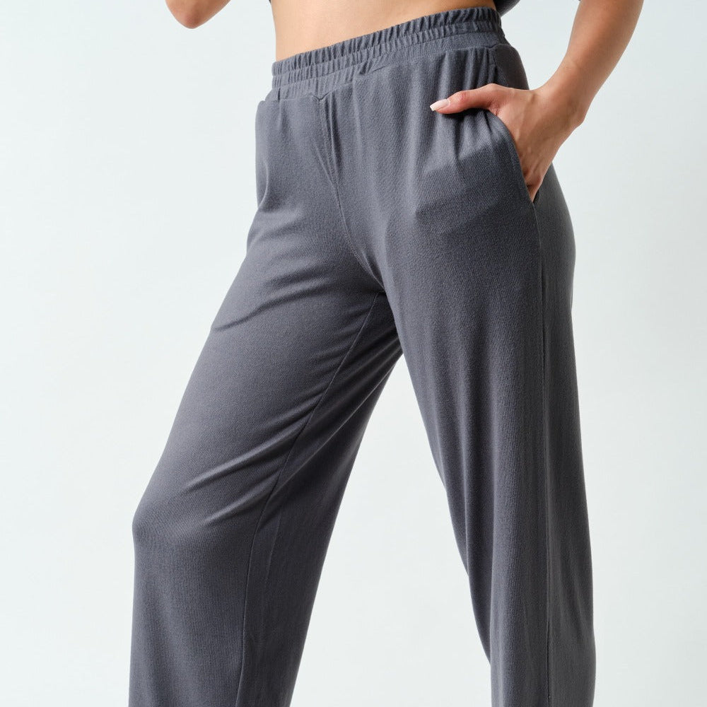 Brushed Hacci Lounge Pants Ash Grey