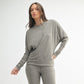 Mono B Dolman Sleeve Top Dark Olive