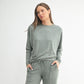 Mono B Dolman Sleeve Top Urban Grey