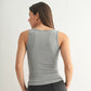 Mono B Square Neck Micro-Ribbed Tank