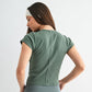 Mono B Ridge Raglan Ribbed Baby Tee - shoostore