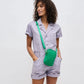 Divide & Conquer - Woven Neoprene Crossbody Kelly Green