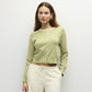 The Montana Cardigan Moss/Ivory