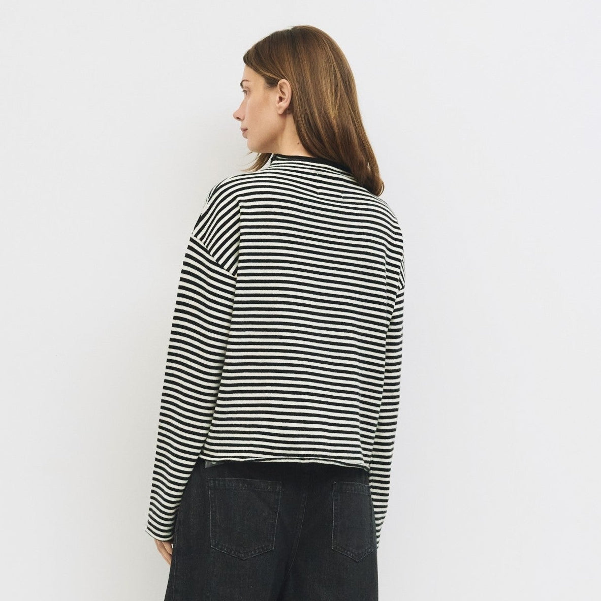 The Elisa Cardigan Black-Cream
