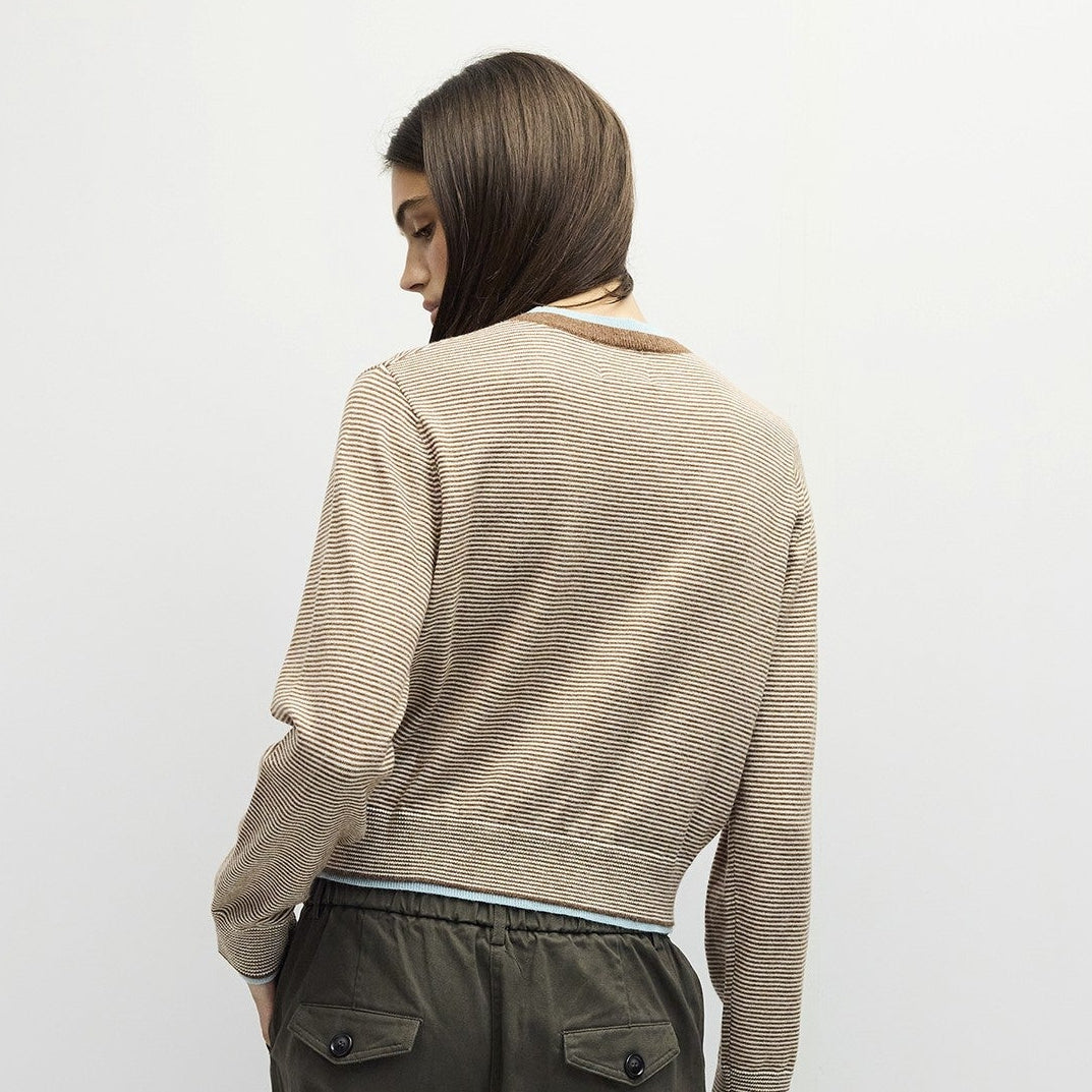 The Natasha Cardigan Brown