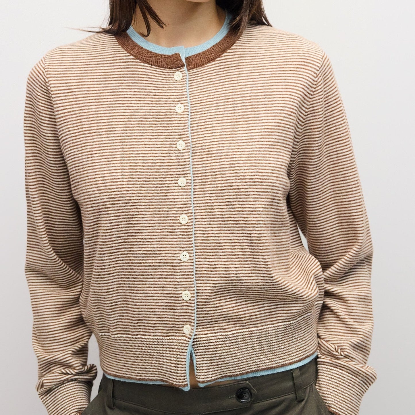 The Natasha Cardigan Brown