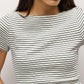 The Heidi Top White/Black