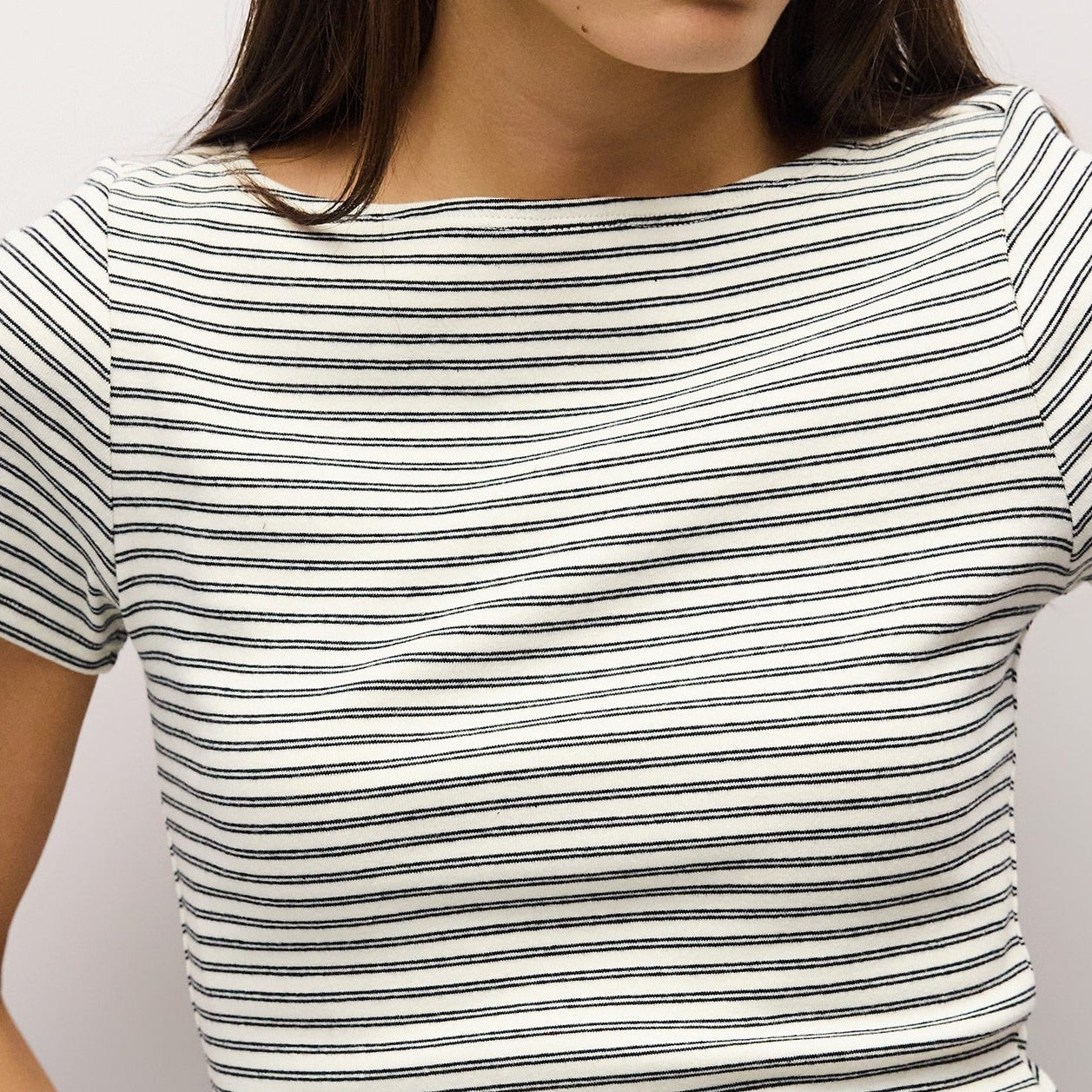 The Heidi Top White/Black